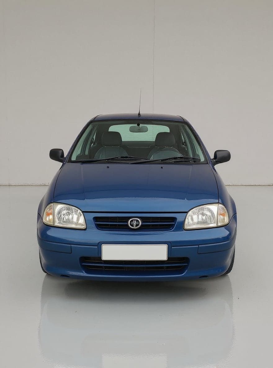 La même voiture de face, même lumière que la couverture